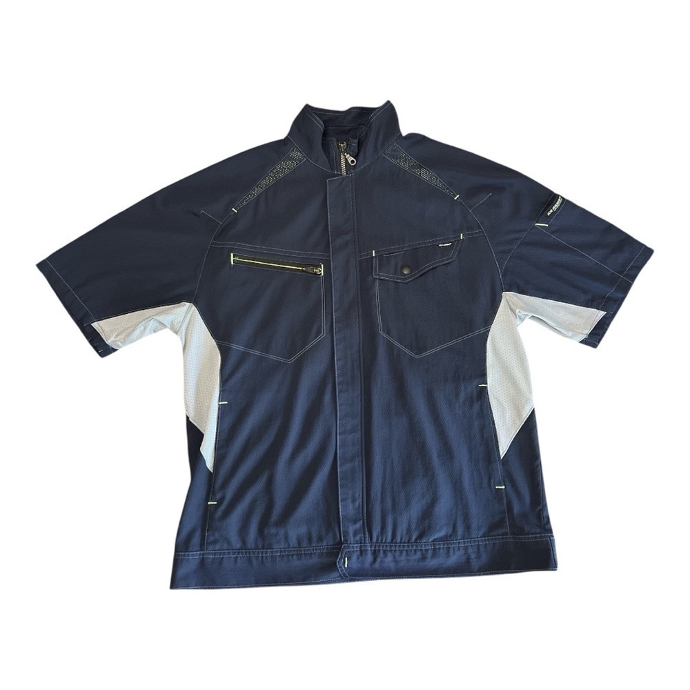 Ice Men's Navy and Light Gray Short Sleeve Jacket - Picture 2 of 15